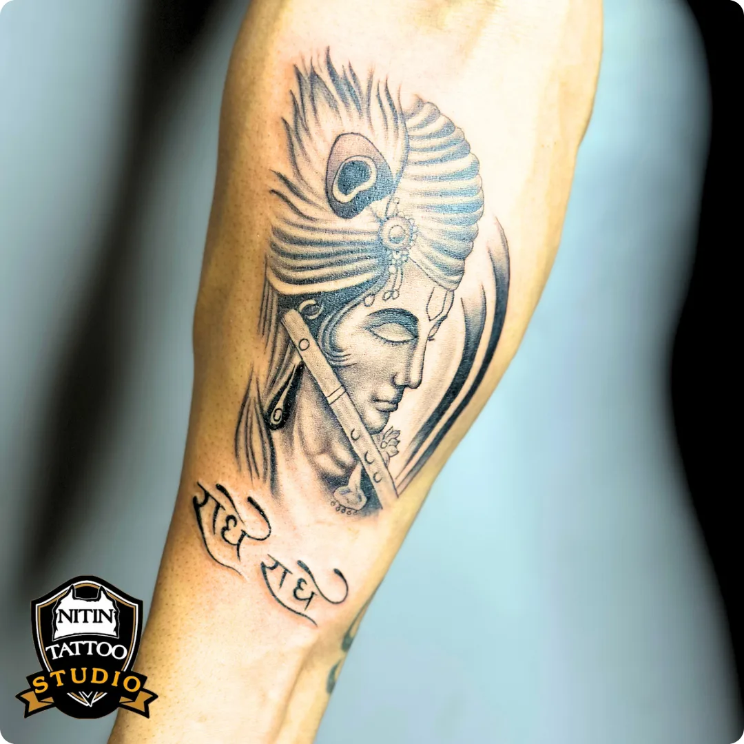 Krishan ji spiritual tattoo