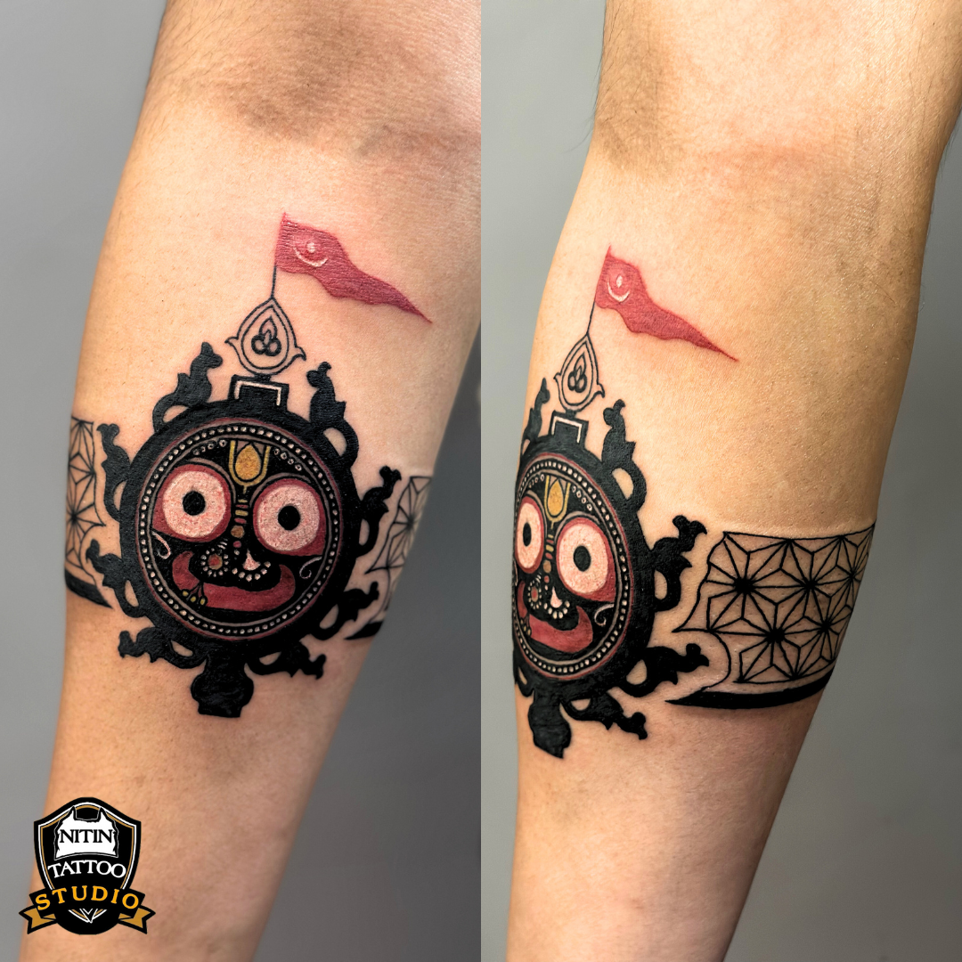 Jagganath bhagwan tattoo